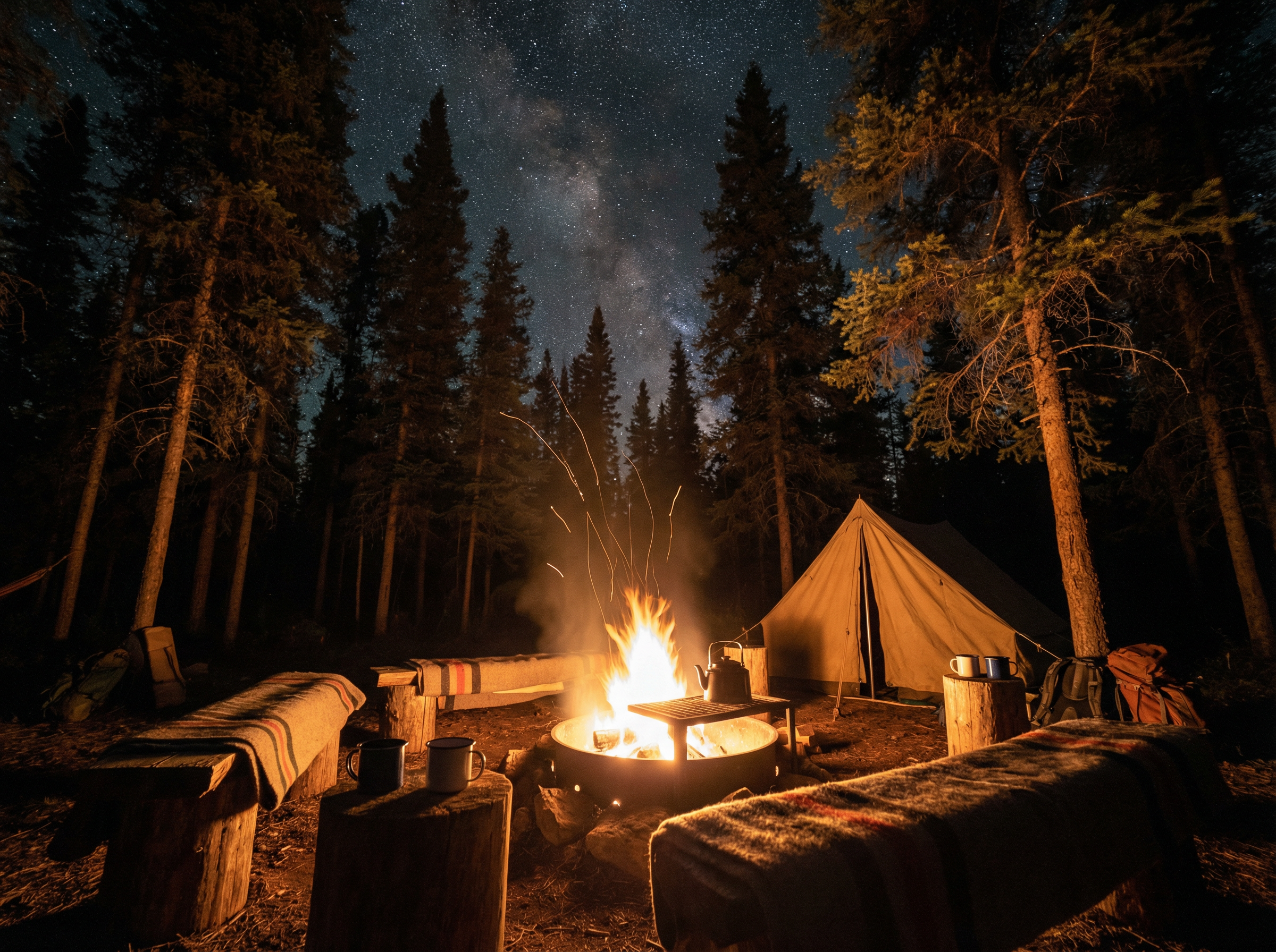 加拿大开奖 - 营地篝火旁的策略讨论